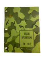 Cold War US Desert Operations FM Field Manual Reference Book