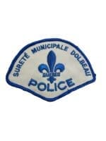 Canadian Surete Municipale Dolbeau Quebec Blue Police Patch