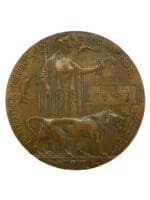 WW1 Canadian CEF Bronze Death Penny John Bunch 15th Reserve Battalion