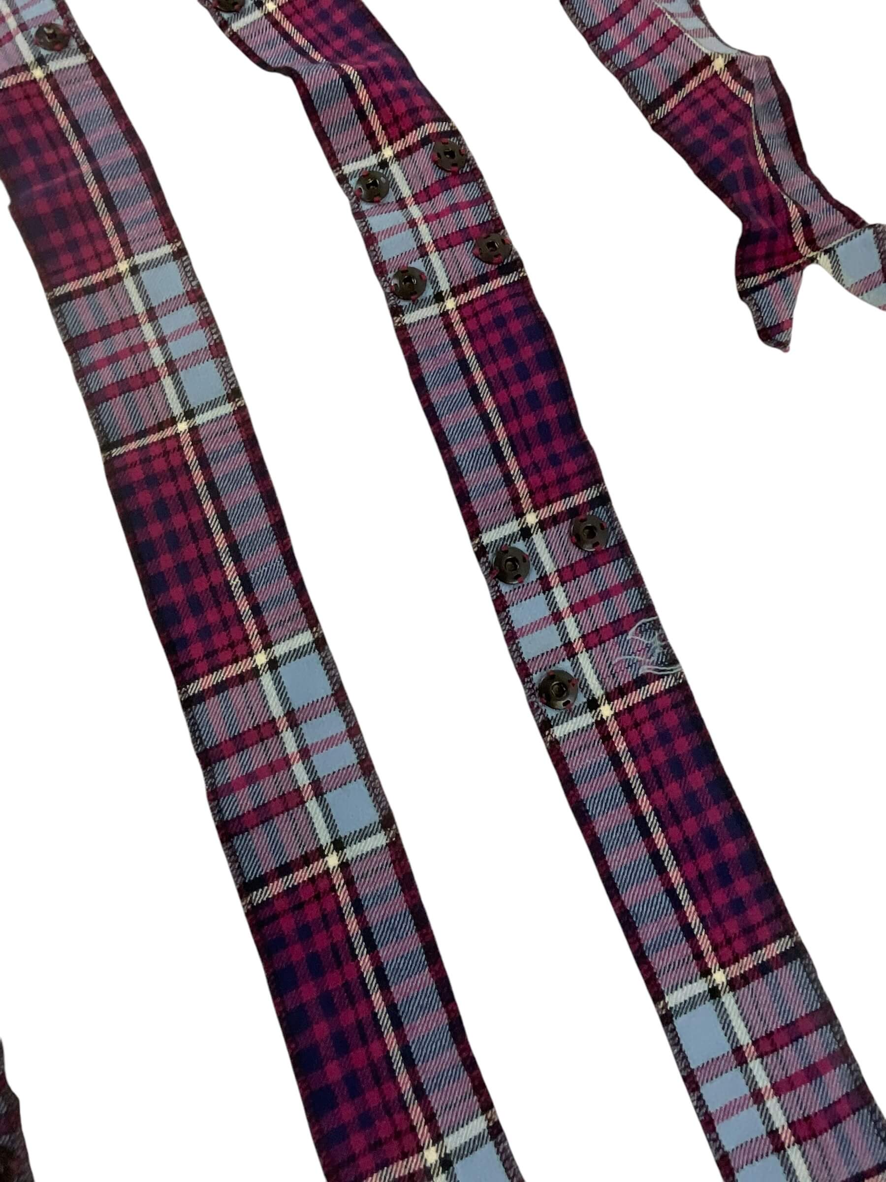 Canadian Forces RCAF Tartan Bagpipe Streamers Canadian Forces RCAF Tartan Bagpipe Streamers