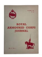 Cold War British Royal Armoured Corps Journal October 1956 Reference Book