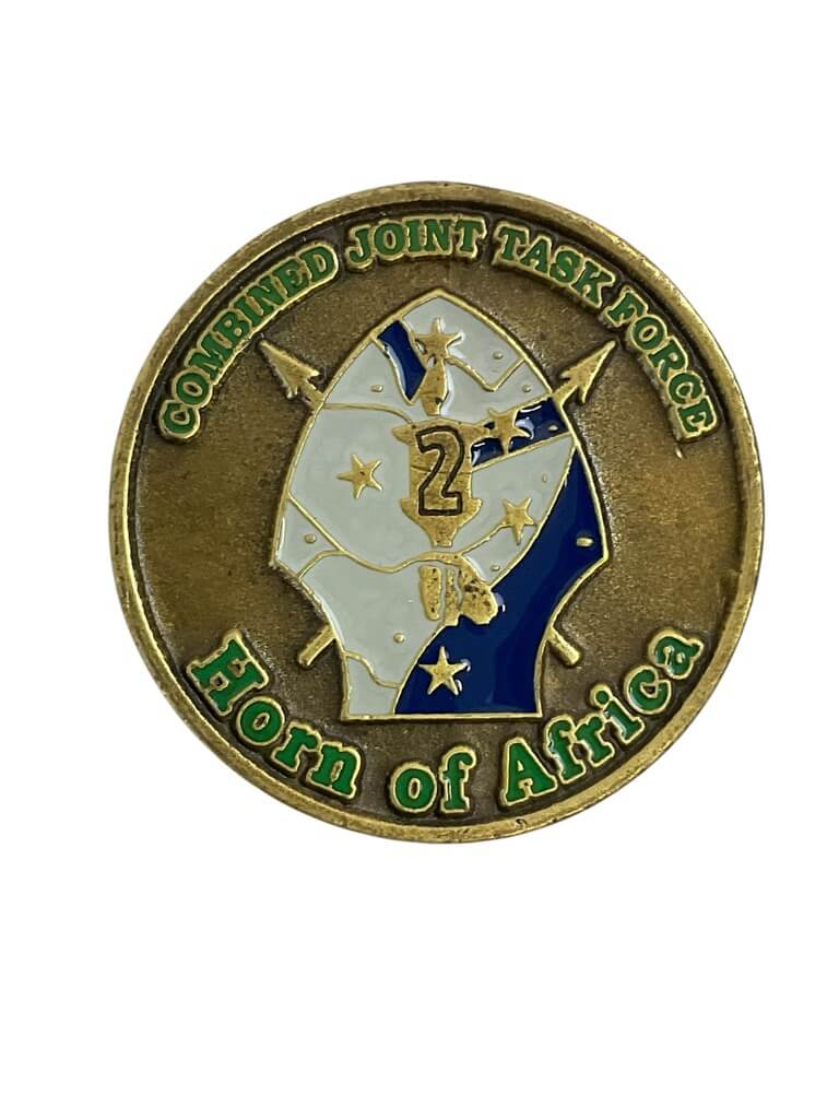 US Command Joint Task Force Horn of Africa Challenge Coin US Command Joint Task Force Horn of Africa Challenge Coin