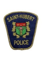 Canadian Saint-Hubert Quebec Gold Border Police Patch