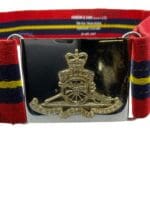 British Royal Artillery Stable Belt with Buckle Maker Hobson and Sons British Royal Artillery Stable Belt with Buckle Maker Hobson and Sons