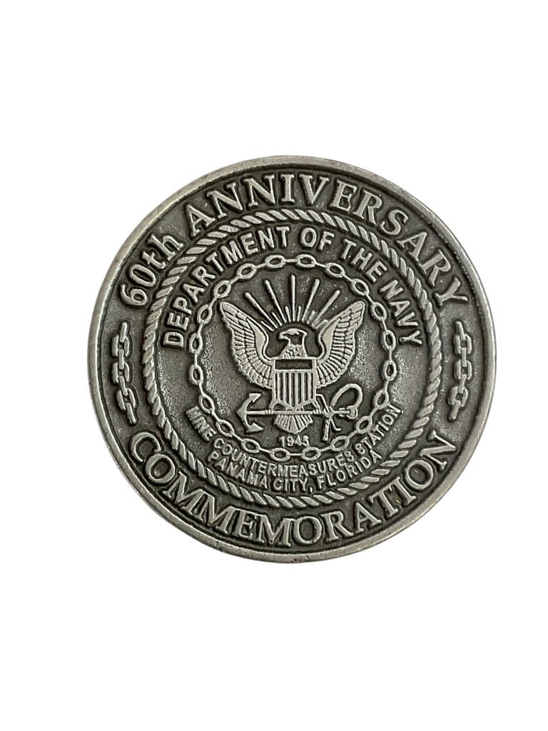 US Department of the Navy 60th Anniversary Commemoration Panama City 1945 to 2005 Challenge Coin US Department of the Navy 60th Anniversary Commemoration Panama City 1945 to 2005 Challenge Coin
