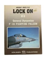 US USAF Lock On No 2 F16 Fighting Falcon Aircraft Photo File Reference Book