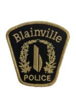 Canadian Blainville Quebec Gold Border Police Patch