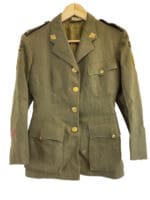 WW2 Canadian Women's Army Corps CWAC CMHQ London Jacket Uniform Dated 1942