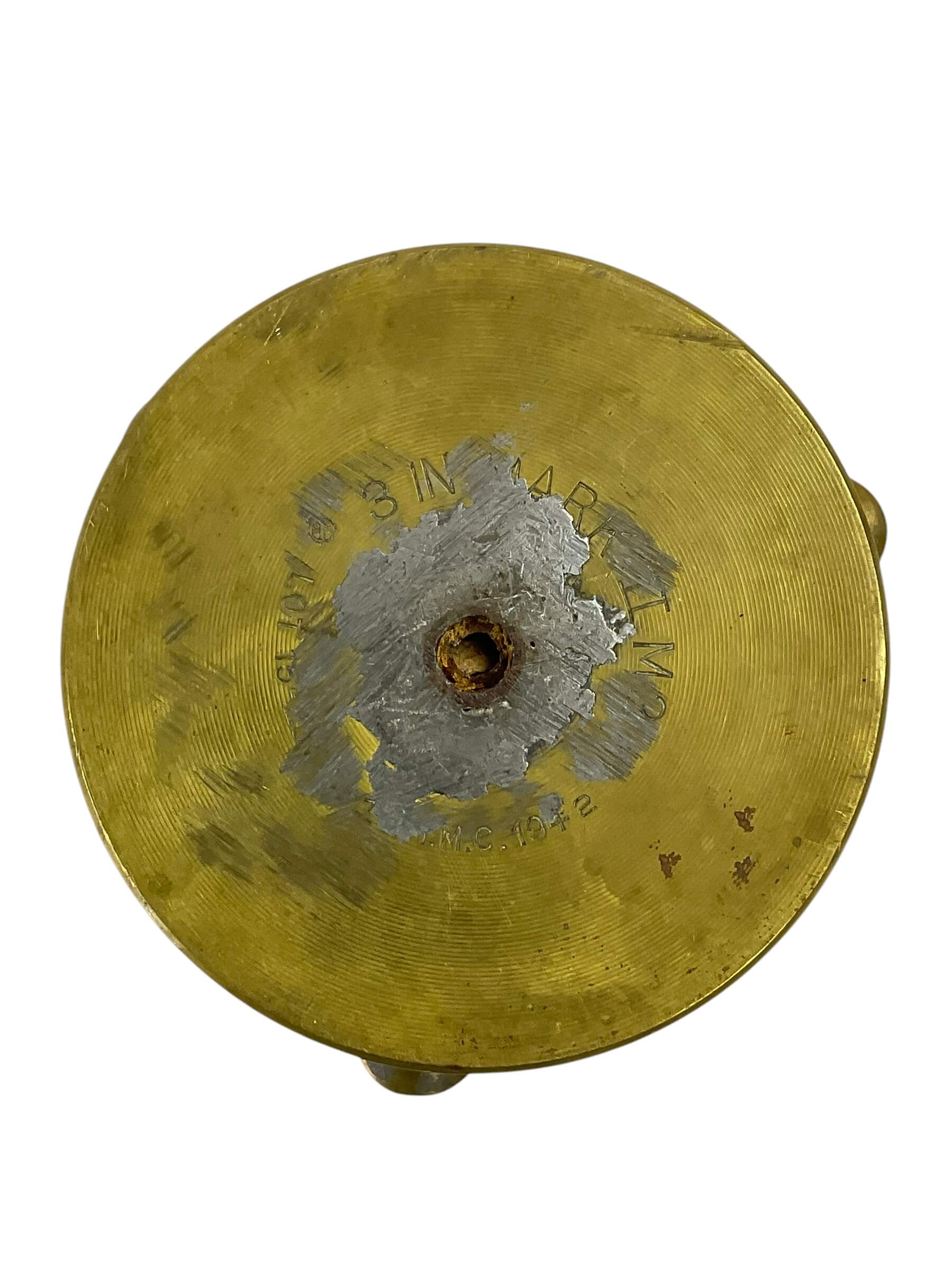 WW2 Canadian US 3 Inch Navy Shell Ashtray Trench Art WW2 Canadian US 3 Inch Navy Shell Ashtray Trench Art