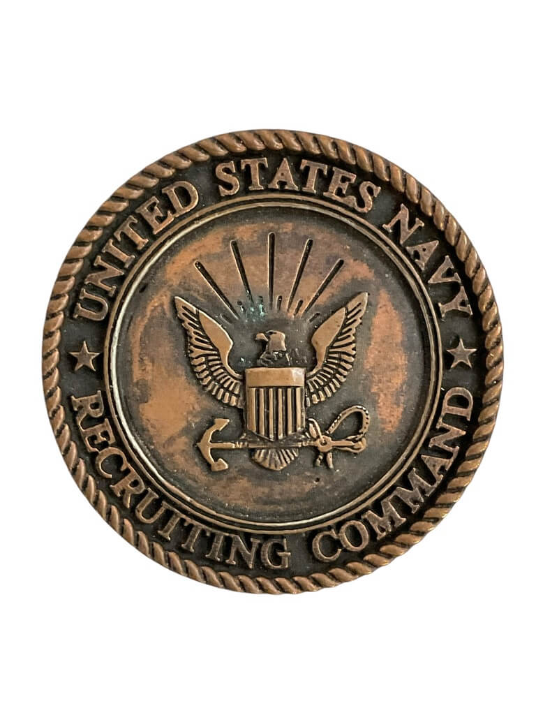 US USN Navy Recruiting District Richmond Virginia Challenge Coin US USN Navy Recruiting District Richmond Virginia Challenge Coin