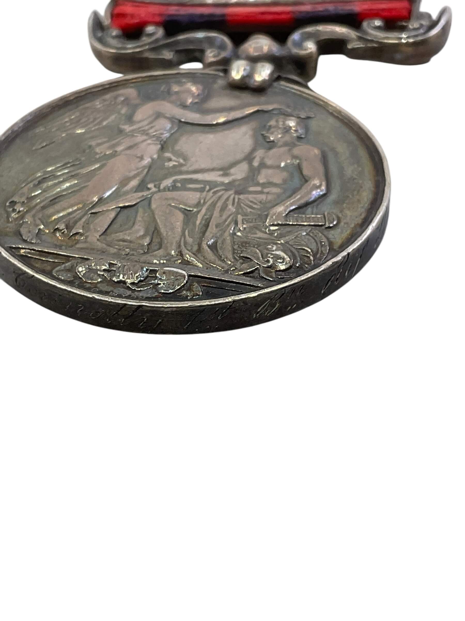 British India General Service Medal 6440 Pte J Connolly 1st Btn Rifle Brigade British India General Service Medal 6440 Pte J Connolly 1st Btn Rifle Brigade