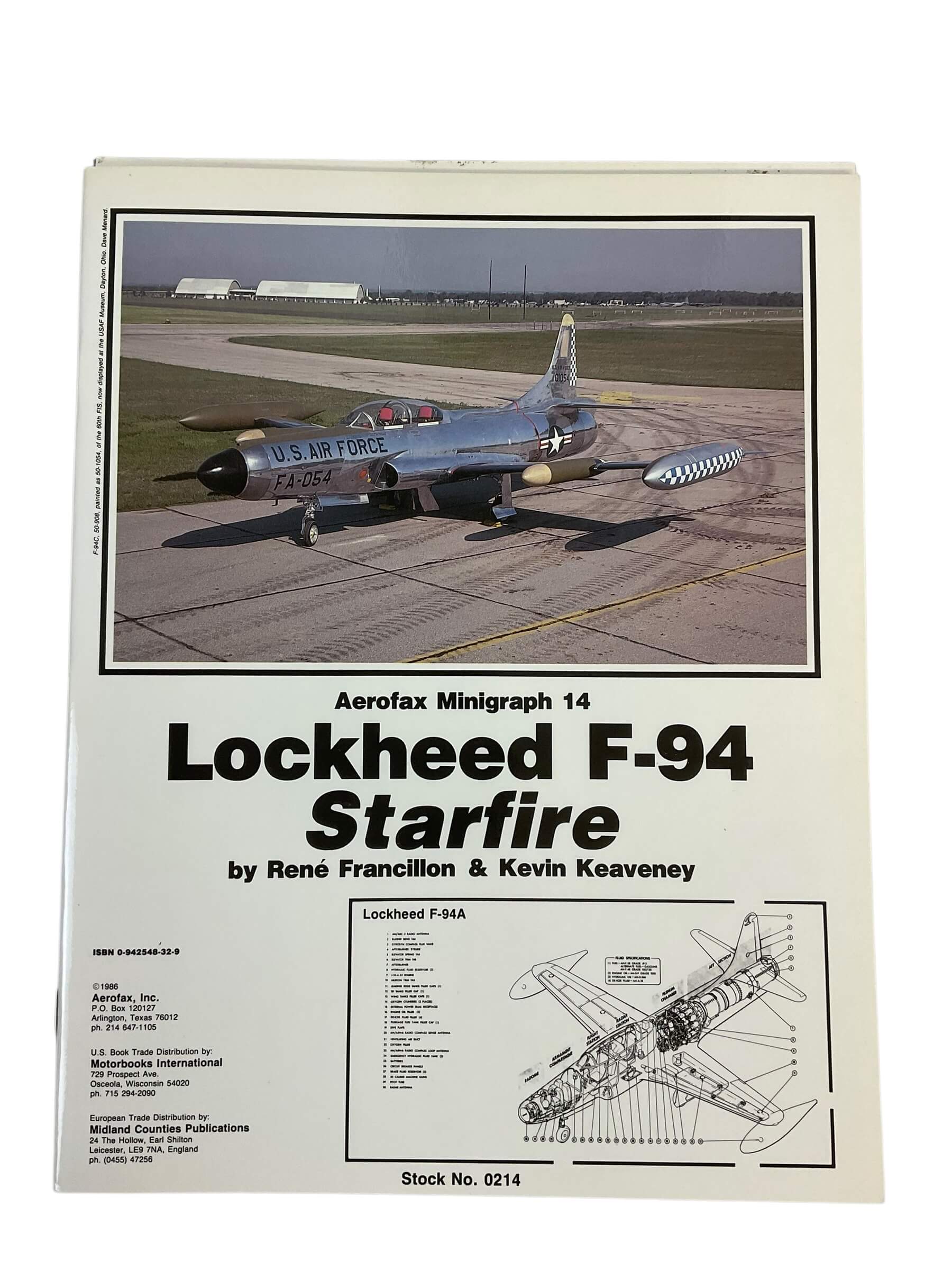 Lockheed F 94 Starfire Aerofax Minigraph 14 Reference Book Lockheed F 94 Starfire Aerofax Minigraph 14 Reference Book
