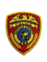 US Suffolk County PBA New York Yellow Border Police Patch US Suffolk County PBA New York Yellow Border Police Patch