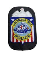 US Columbus Ohio Black Border Police Patch US Columbus Ohio Black Border Police Patch