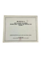 Cold War US Staff Officers Field Manual Volume 1 Reference Book