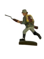 WW2 German Army Heer Rifleman In Bayonet Charge Lineol Toy Soldier WW2 German Army Heer Rifleman In Bayonet Charge Lineol Toy Soldier