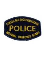 Canadian National Harbours Board Blue Border Police Patch Canadian National Harbours Board Blue Border Police Patch