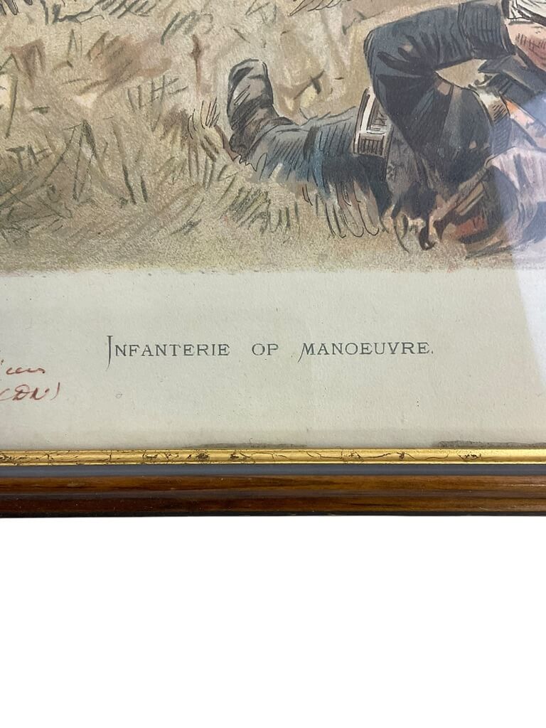 Dutch Infantry On Manoeuvre 20 X 13.5 Inches Dutch Infantry On Manoeuvre 20 X 13.5 Inches