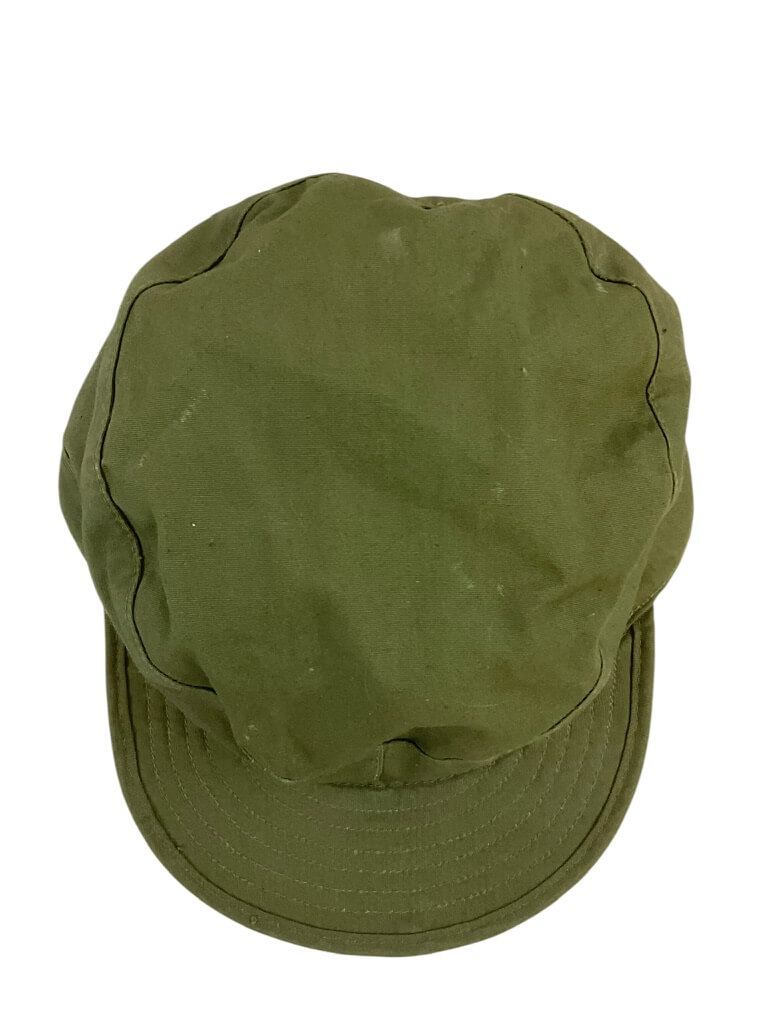 US Army Korean War M-1951 Pattern OD Green Cotton Field Cap Size 6 3/4 US Army Korean War M-1951 Pattern OD Green Cotton Field Cap Size 6 3/4
