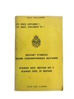 Post WW2 Canadian Forces Nato Military Symbols 1969 Reference Book