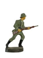 WW2 German Army Heer Rifleman In Bayonet Charge Duro Toy Soldier WW2 German Army Heer Rifleman In Bayonet Charge Duro Toy Soldier