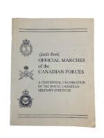 Guide Book Official Marches Of The Canadian Forces Reference Book