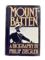 WW2 British Mountbatten A Biography Philip Ziegler Hardcover Reference Book