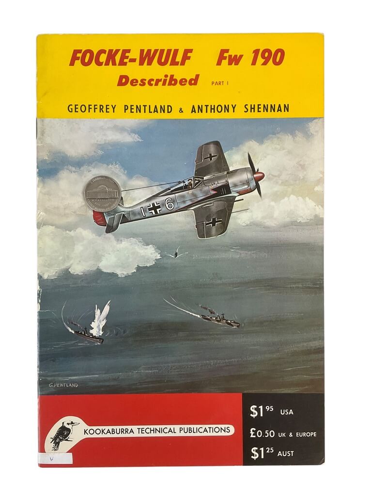 WW2 German Luftwaffe Focke Wulf FW 190 Described Softcover Reference Book WW2 German Luftwaffe Focke Wulf FW 190 Described Softcover Reference Book