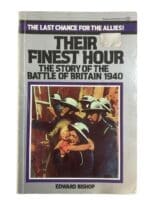 WW2 British Their Finest Hour Battle of Britain Ballantine SC Reference Book