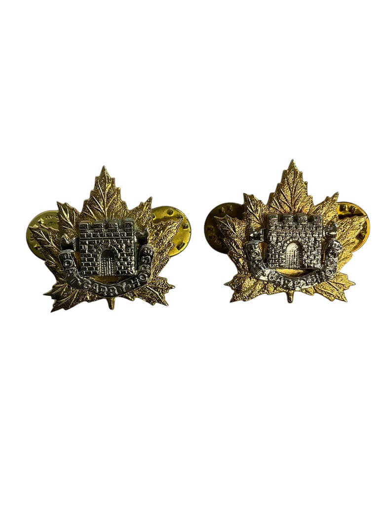 Canadian Forces Fort Garry Horse Collars Insignia Pair Canadian Forces Fort Garry Horse Collars Insignia Pair