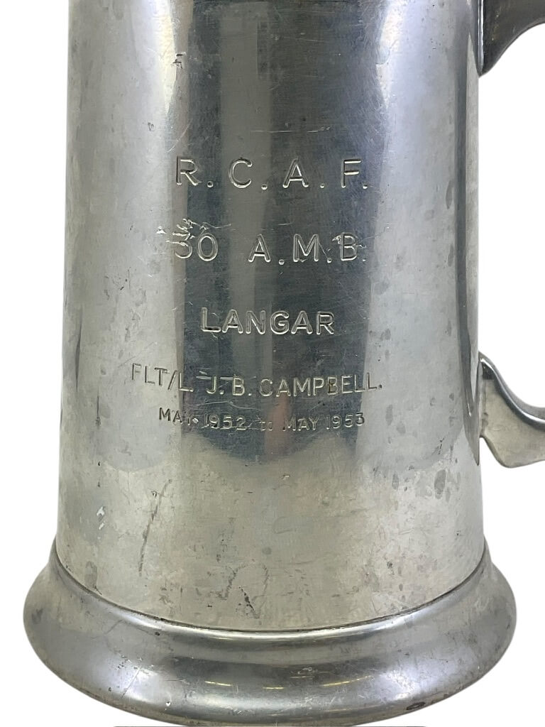Canadian RCAF 30 A.M.B. Langar Named Tankard Canadian RCAF 30 A.M.B. Langar Named Tankard