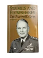 WW2 US Swords and Plowshares A Memoir Gen Maxwell D Taylor SC Reference Book