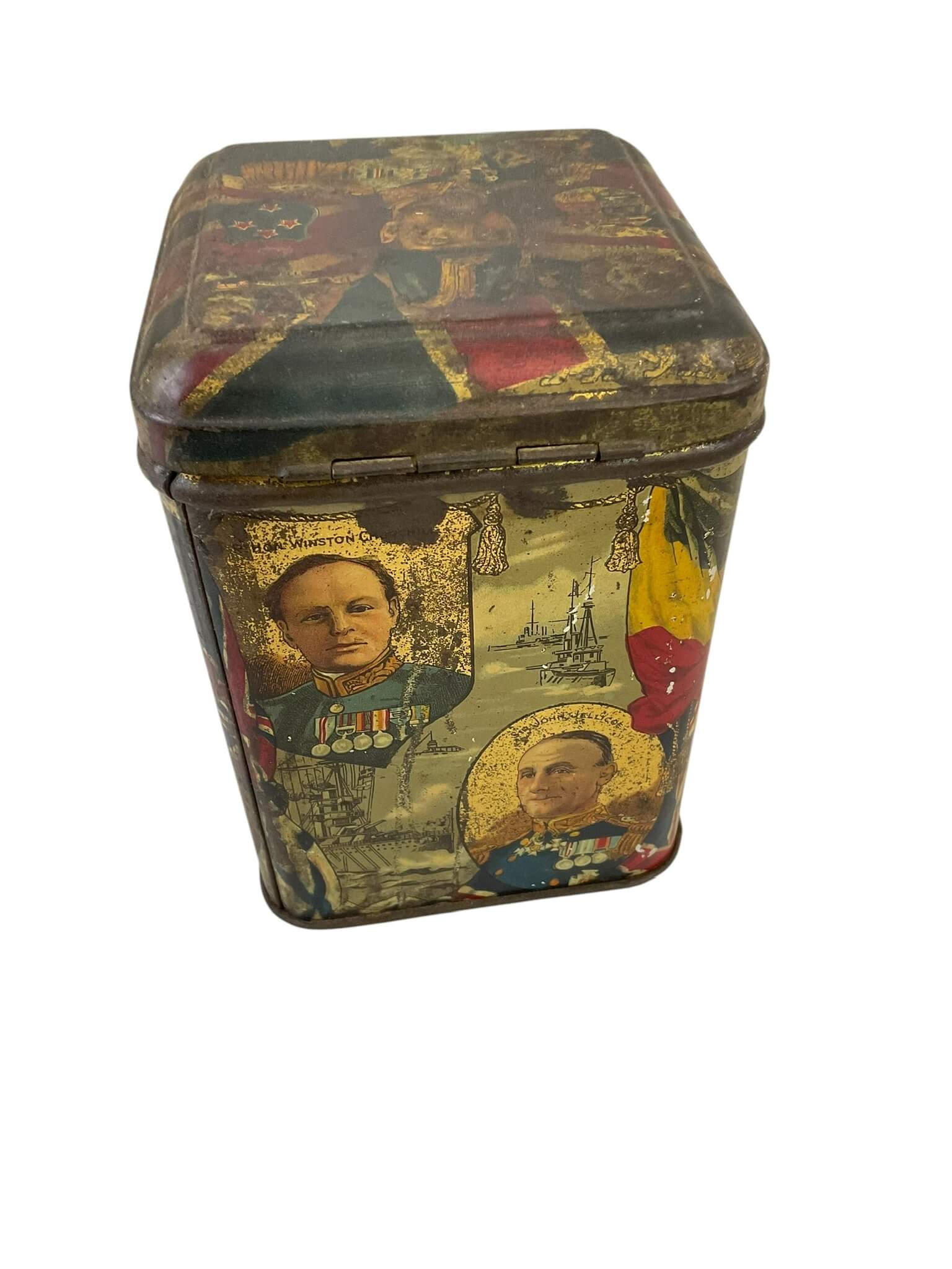 WW1 British Patriotic Tea Tin WW1 British Patriotic Tea Tin