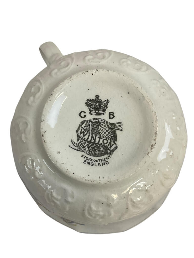 WW1 British BEF Commemorative Tea Cup and Saucer Large WW1 British BEF Commemorative Tea Cup and Saucer Large