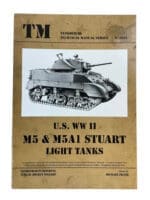 WW2 US Army M5 M5A1 Stuart Light Tanks Tankograd Book