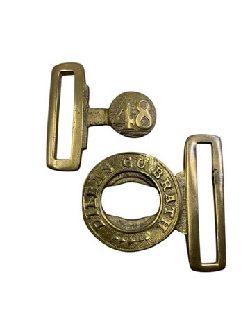 Canadian 48th Highlanders Belt Buckle Canadian 48th Highlanders Belt Buckle