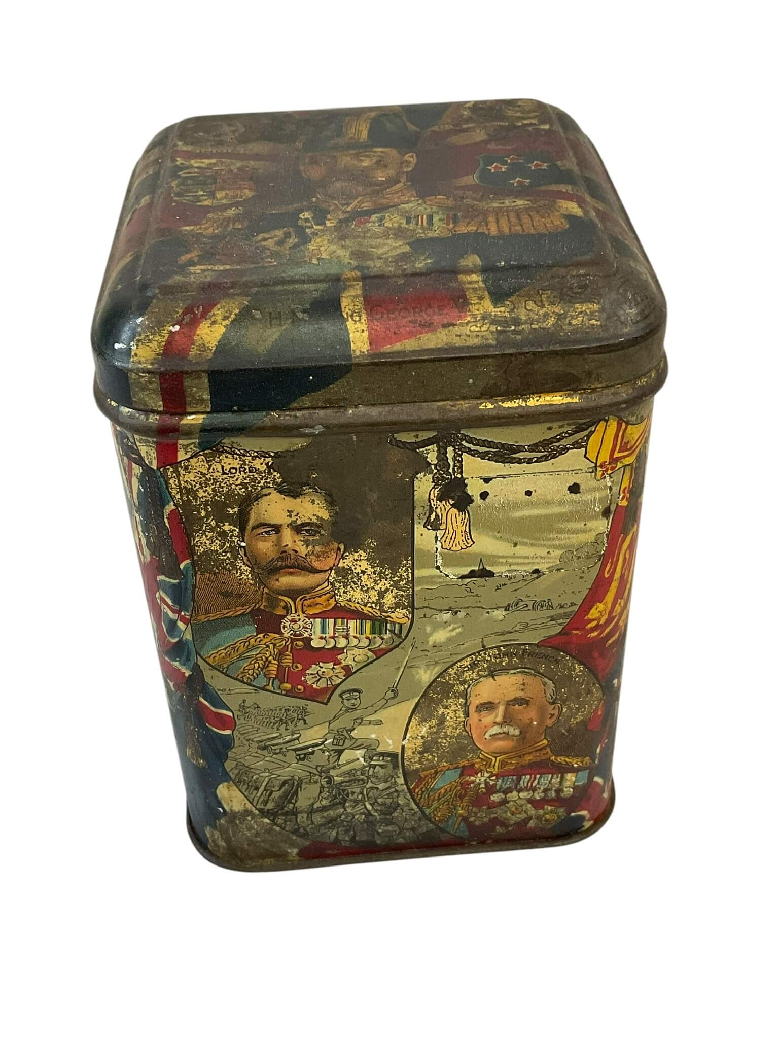 WW1 British Patriotic Tea Tin WW1 British Patriotic Tea Tin