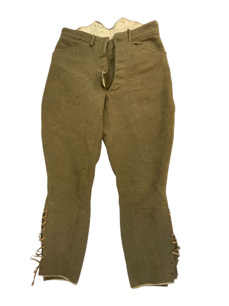 WW1 Canadian Breeches Trousers 27 Inch Waist WW1 Canadian Breeches Trousers 27 Inch Waist