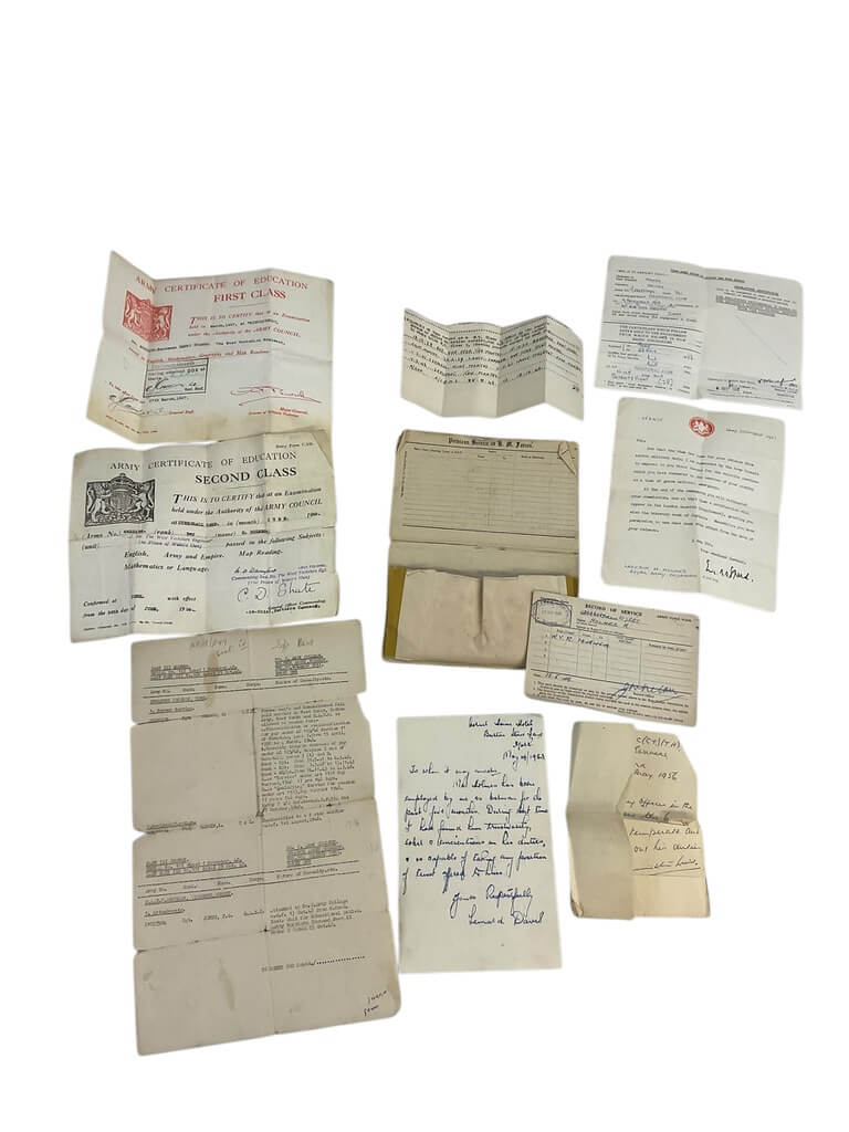 WW2 British Medal Group West Yorkshire Regiment with Regular Army Long Service Medal Lt Holmes RAOC and Paperwork WW2 British Medal Group West Yorkshire Regiment with Regular Army Long Service Medal Lt Holmes RAOC and Paperwork