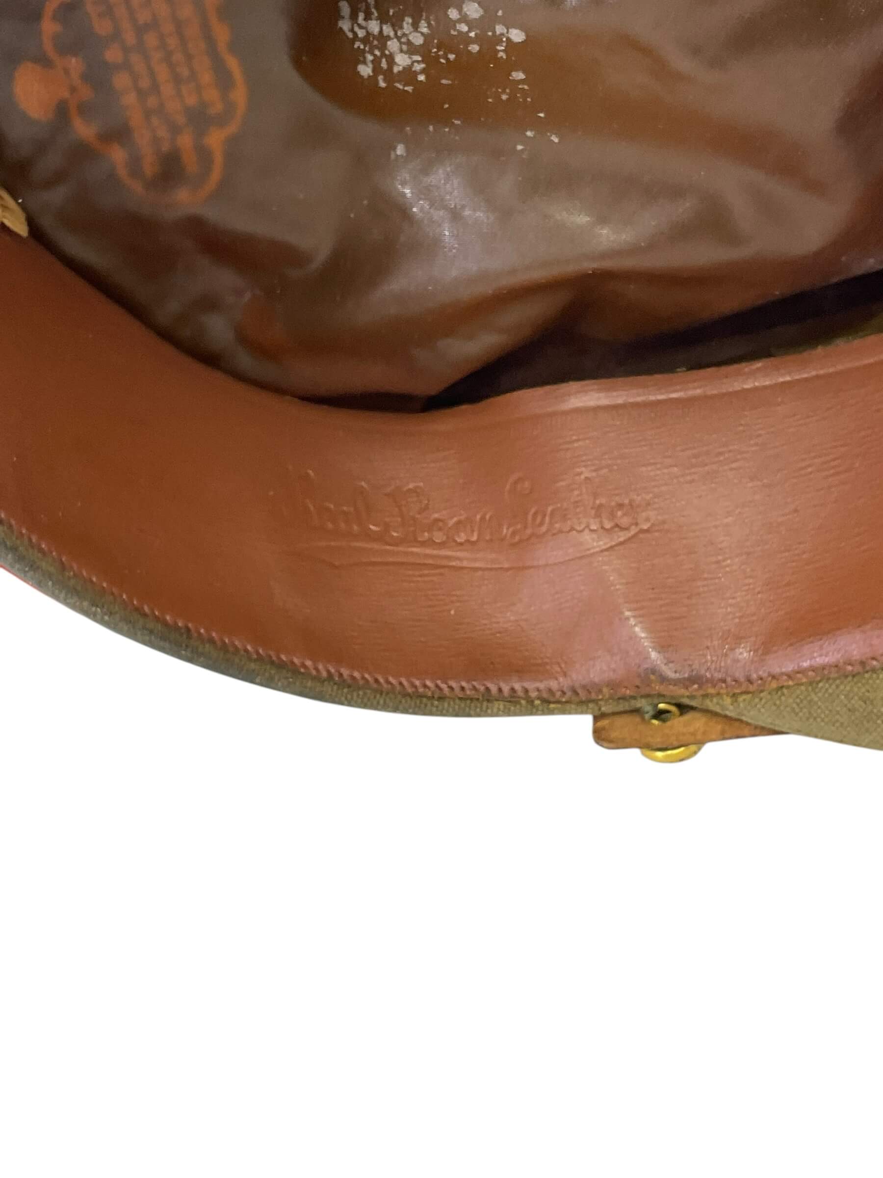 WW2 Canadian General Guy Simonds Khaki Peak Cap Hat WW2 Canadian General Guy Simonds Khaki Peak Cap Hat