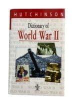 WW2 US British German Dictionary of WW2 Hutchinson Hardcover Reference Book