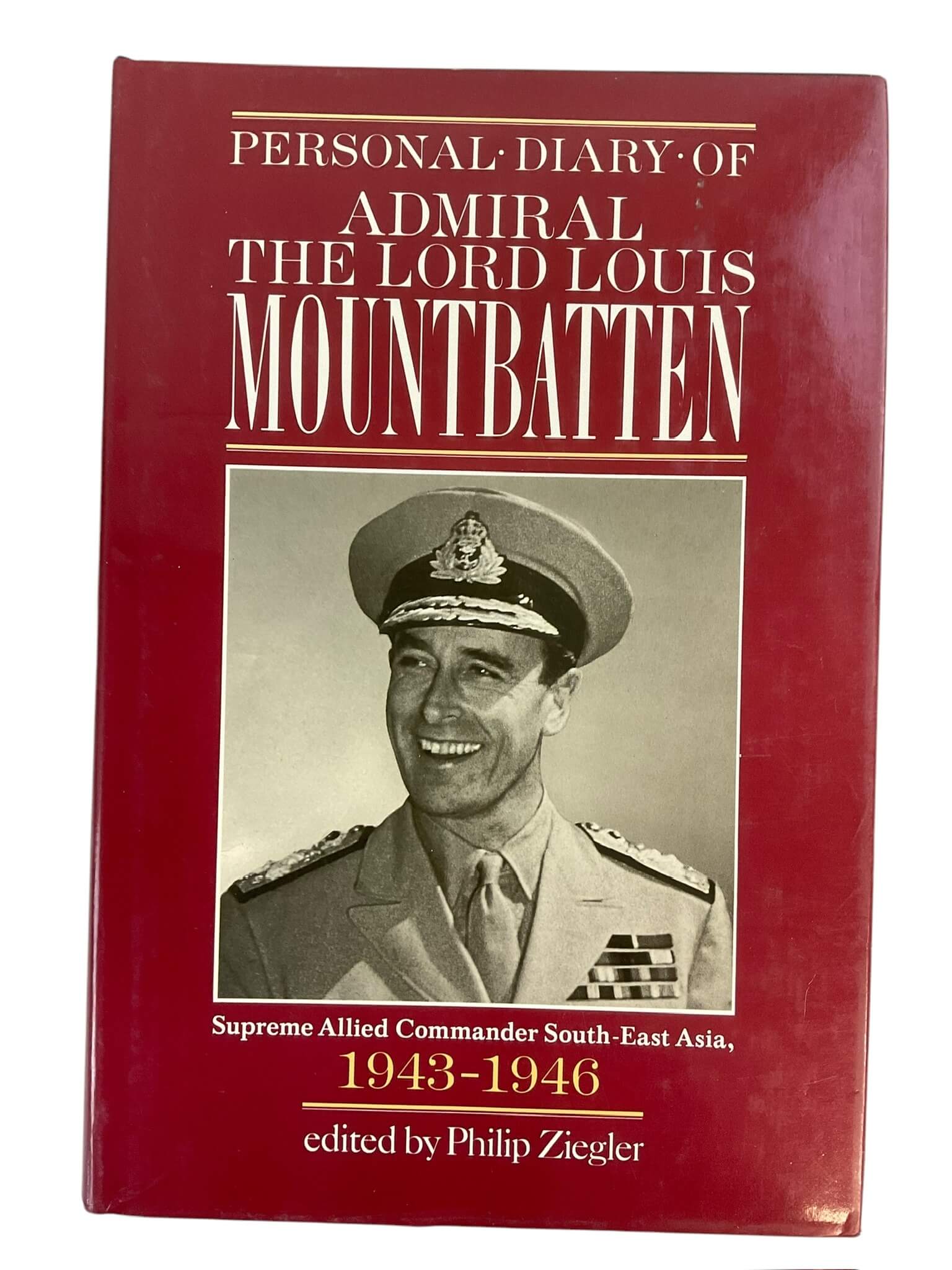 WW2 British Personal Diary of Admiral The Lord Louis Mountbatten Reference Book WW2 British Personal Diary of Admiral The Lord Louis Mountbatten Reference Book
