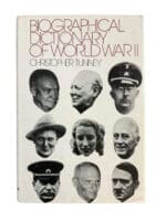 WW2 US German Biographical Dictionary of World War 2 Reference Book