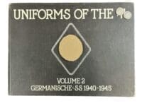 WW2 German Uniforms of the SS Vol 2 Germanische-SS 1940 to 1945 Used Hardcover Reference Book