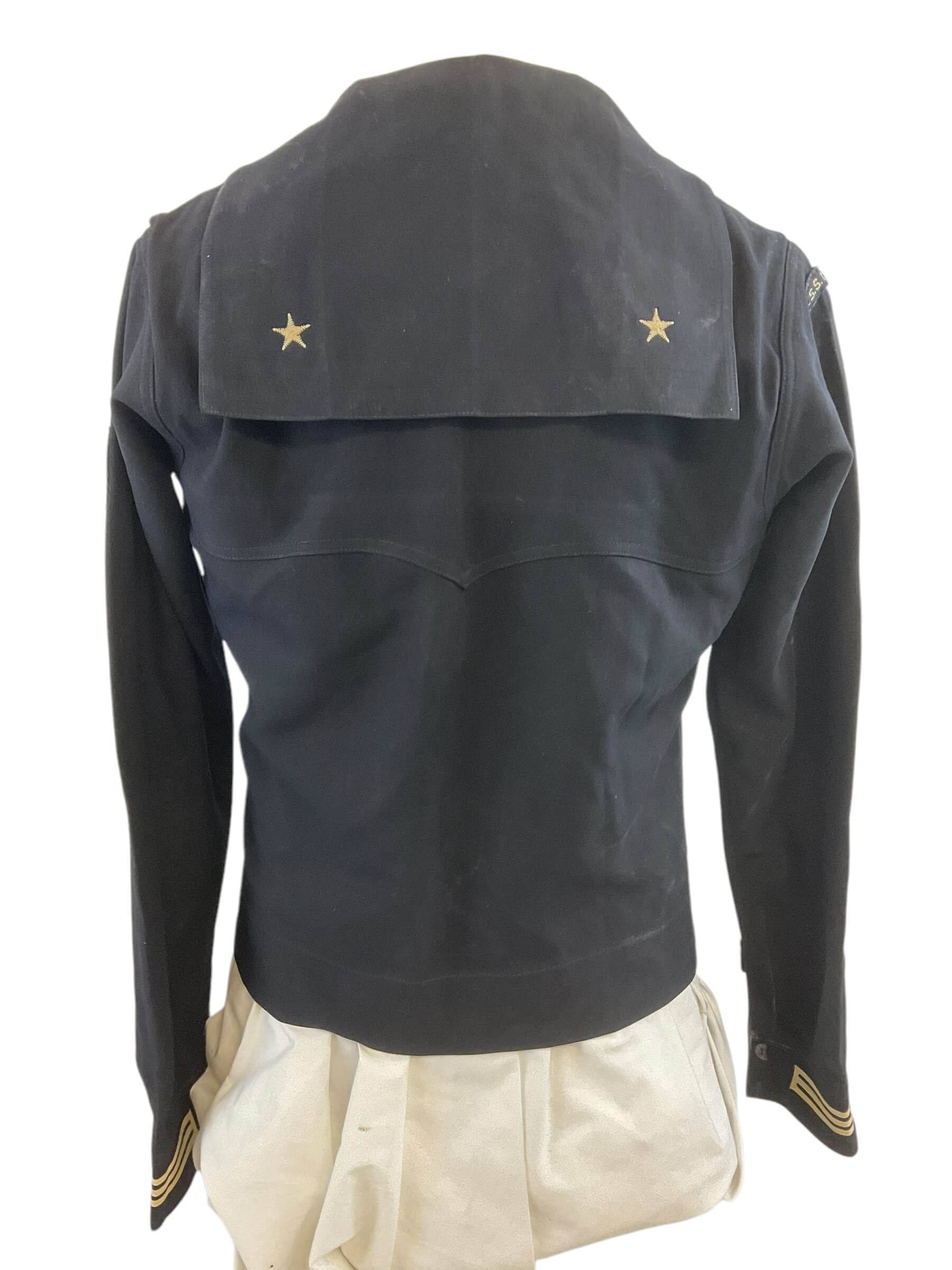 Korean War Era US Coast Guard Lightweight Jumper USS Cambria Fireman Rank Korean War Era US Coast Guard Lightweight Jumper USS Cambria Fireman Rank