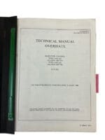 Vietnam War US USAF Technical Manual Overhaul Main Fuel Control Reference Book