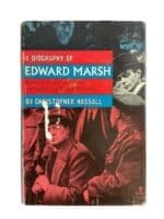 WW2 British A Biography of Edward Marsh Christopher Hassall HC Reference Book WW2 British A Biography of Edward Marsh Christopher Hassall HC Reference Book