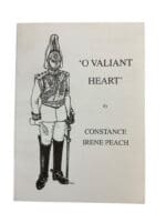 WW2 British O Valiant Heart Constance Irene Peach Softcover Reference Book