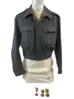 WW2 Canadian RCAF Battle Dress Dated 1944 With Medals