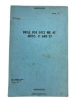Cold War Canada Drill For GFCS MK 63 Reference Book